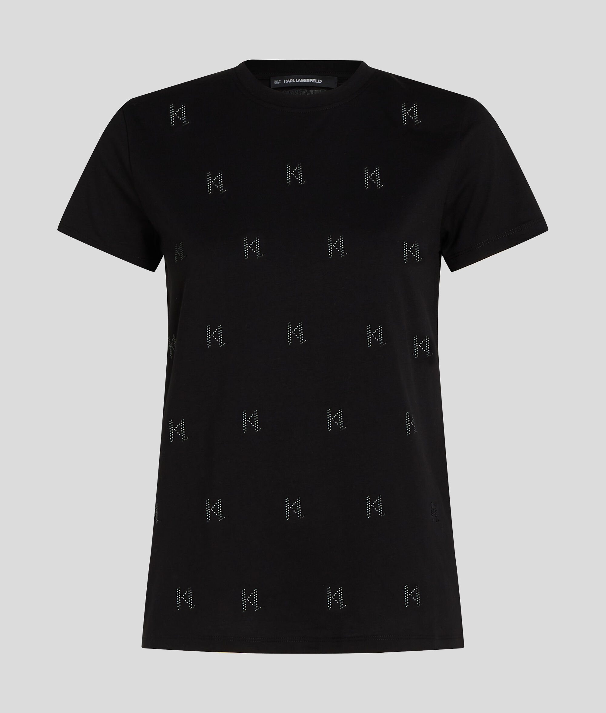 (image for) Top-Quality KL MONOGRAM RHINESTONE T-SHIRT